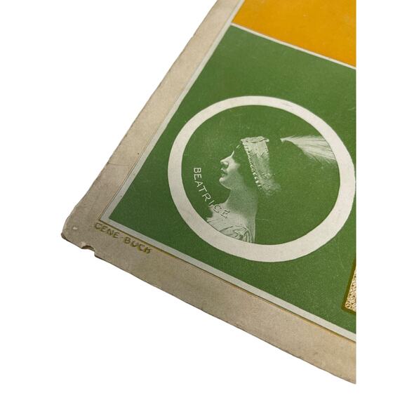 1911 Everybodys Doin It Now Sheet Music Irving Berlin Lydia Barry Large Format - Picture 5 of 8